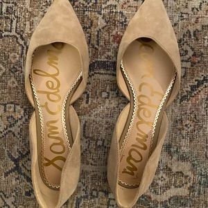Sam Edelman Tan Suede Flats Sz 8
